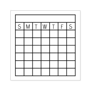 Suivi mensuel des habitudes, tampon de calendrier,