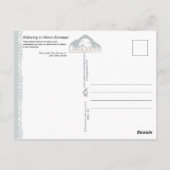 Suivre les traces de maman - Carte postale (Dos)