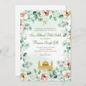 Sukhmani path invitation Akhand Path invite  (Devant / Derrière)