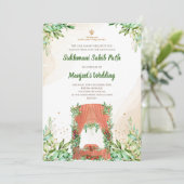 Sukhmani Path invite & Digital Akhand pad uitnodig Kaart (Staand voorkant)