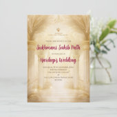 Sukhmani Sahib-invitaties als Akhand Path-uitnodig Kaart (Staand voorkant)