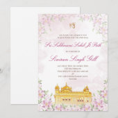 Sukhmani Sahib Invitation numérique Akhand Path (Devant / Derrière)