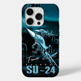 Sukhoi SU24 Russische gevechtsvliegtuig telefoon g iPhone 15 Pro Case