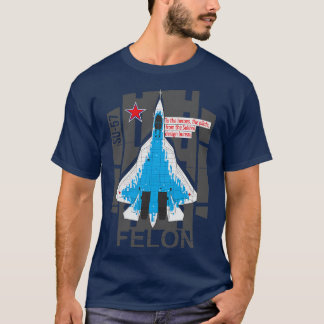 Sukhoi Su57 Russische multirole vechter T-shirt