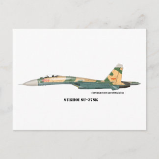 Sukhoi SU-27SK Flanker Briefkaart