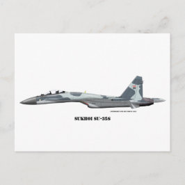Sukhoi SU-35S Briefkaart