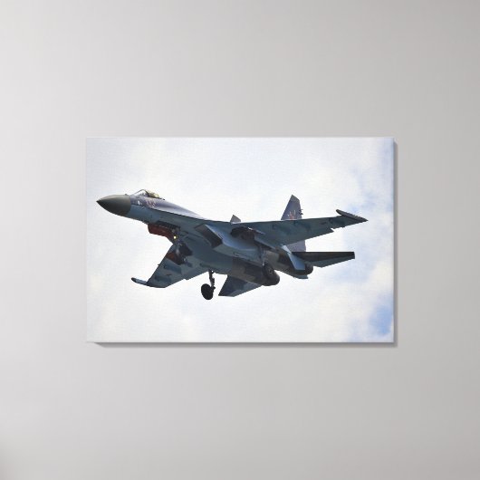 Sukhoi Su-35S Canvas Afdruk (Voorkant)