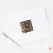 Suki's Glamour Shot Vierkante Sticker (Envelop)