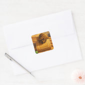 Suki's Sunny Nap Vierkante Sticker (Envelop)