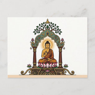 Sukiti Boeddha: Heilige Dhamma-ansichtkaart Briefkaart