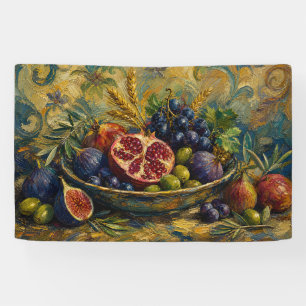 Sukkah-spandoek, Zeven Soorten Israël Sukkot Spandoek