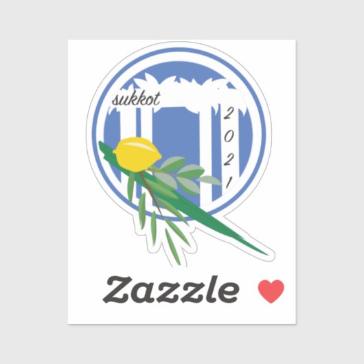Sukkot 2021-sticker sticker (Vel)