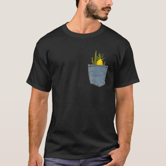 Sukkot Funny Four Species Pocket Lulav Etrog set T-shirt (Voorkant)