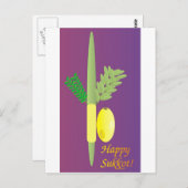 Sukkot minimaal 4 briefkaart (Voorkant / Achterkant)