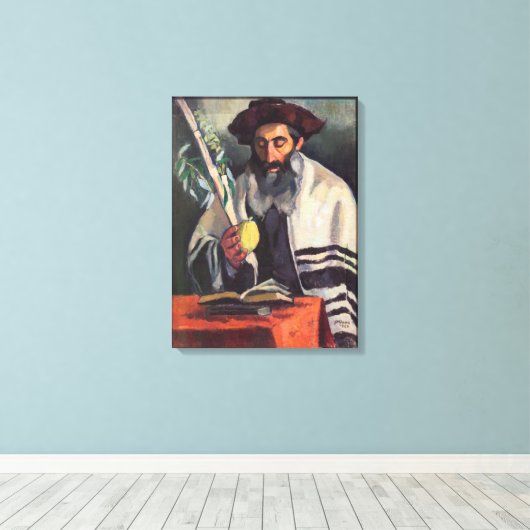 Sukkot - Schilderen door Paula Gans - Ondertekend Canvas Afdruk (Insitu (Houten vloer))