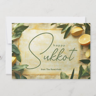 Sukkot Serenity : Une carte de bienheureuse