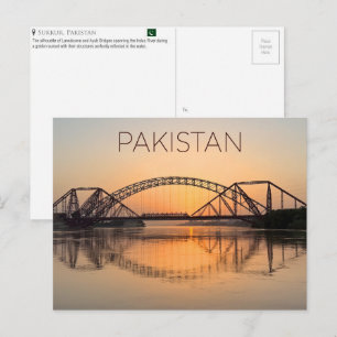 Sukkur, Pakistan Carte postale de voyage