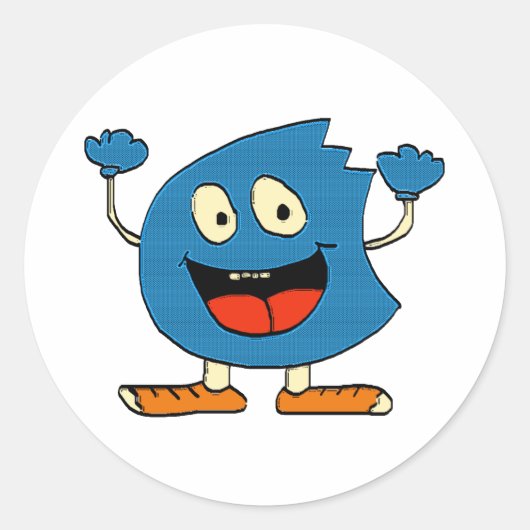 sul ronde sticker (Voorkant)