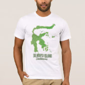 Sulawesi-eiland Indonesië T-shirt (Voorkant)