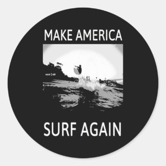 Sulfering Lover| Maak weer Amerikaans Surf Ronde Sticker