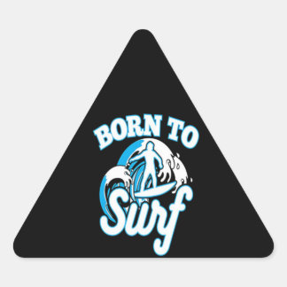 Sulfering Lover | Papa-sulfering in Surf Driehoek Sticker