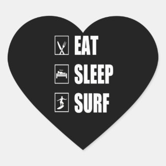 Sulfing Lover| Eet Slaap Surfen Hart Sticker