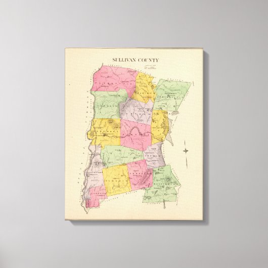 Sullivan County Canvas Afdruk (Voorkant)
