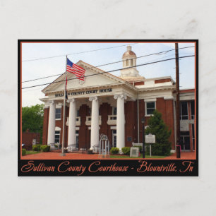 Sullivan County Courthouse - Blountville, TN Briefkaart