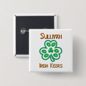 Sullivan Irish Kisses Button (Voorkant /achterkant)