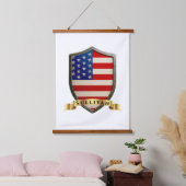 Sullivan USA Heritage Shield Hangend Wandkleed (Slaapkamer)
