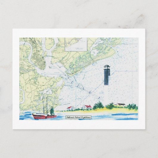 Sullivan's eiland briefkaart (Voorkant)