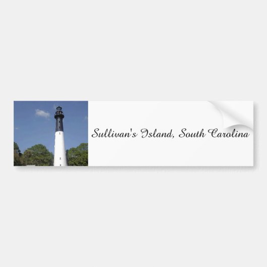 Sullivan's Island-vuurtoren Bumpersticker (Voorkant)