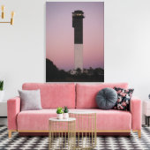 Sullivan's Island Vuurtoren en Sunset Sky Canvas Afdruk (Insitu (Woonkamer))