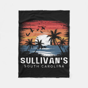 Sullivan's South Carolina surfen surfer _1 Fleece Deken