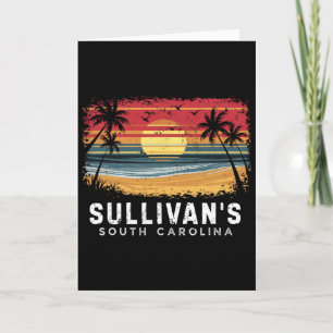 Sullivan's South Carolina Surfplank Strand Kaart
