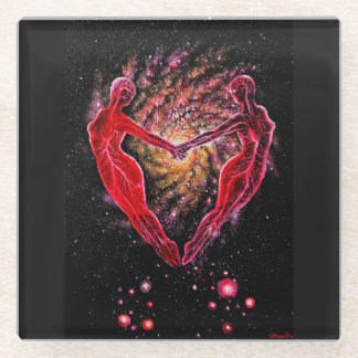 Sulmate connection glazen onderzetter