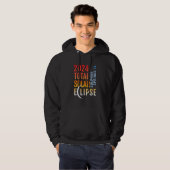 Sulphur Springs Texas TX Total Solar Eclipse 2024  Hoodie (Voorkant volledig)
