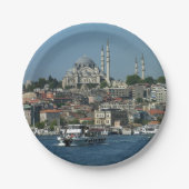 Sultan Ahmed & Istanbul panorama, Turkije / partij Papieren Bordje (Voorkant)
