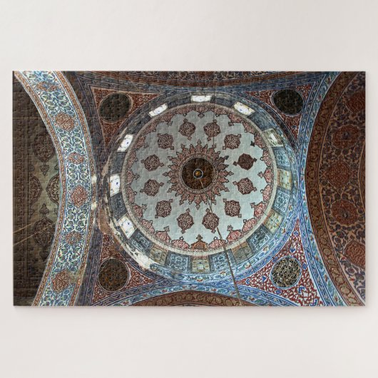 Sultan Ahmed Mosque. Binnenkant. Design. Legpuzzel (Horizontaal)