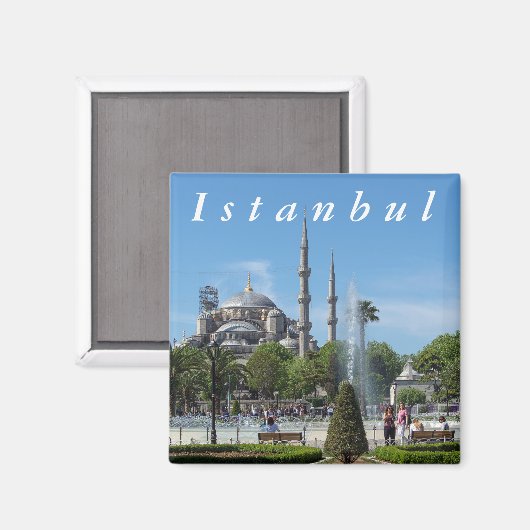 Sultan Ahmed Mosque. Magneet (Voorkant / Achterkant)