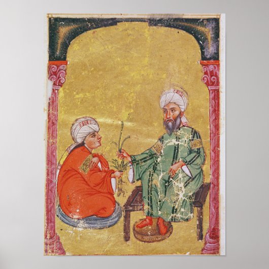 Sultan Ahmet III met een van zijn discipelen Poster (Voorkant)