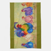 sultan et ses poussins - serviette de cuisine (Vertical)