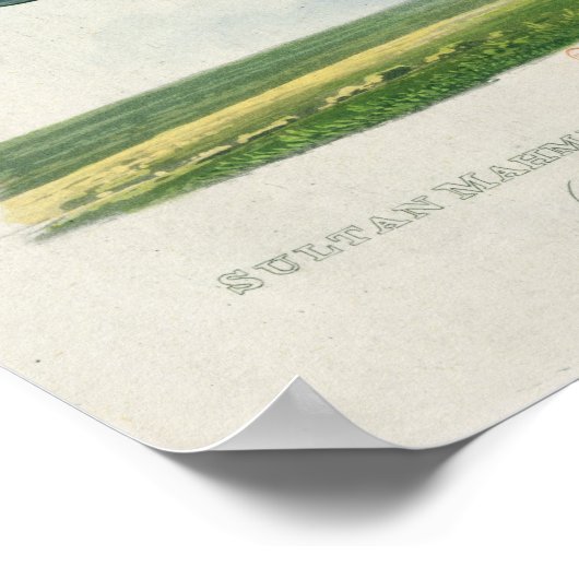 Sultan Mahmud II 1829 Poster (Hoek)