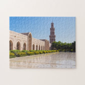 Sultan Qaboos Grand Mosque in Muscat, Oman Legpuzzel (Horizontaal)
