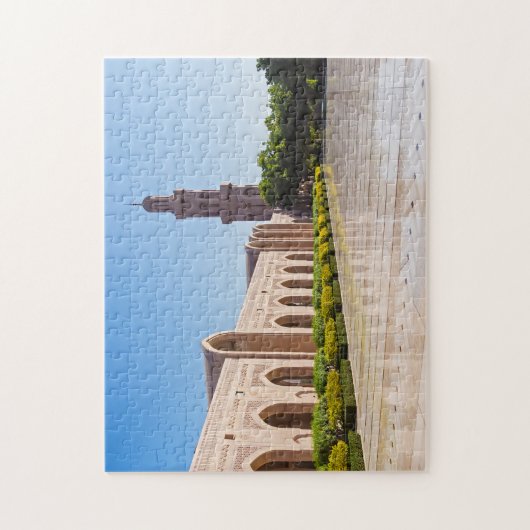 Sultan Qaboos Grand Mosque in Muscat, Oman Legpuzzel (Verticaal)