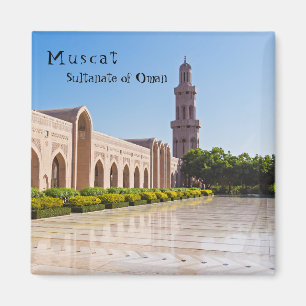 Sultan Qaboos Grand Mosque in Muscat, Oman Magneet