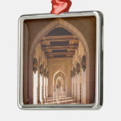 Sultan Qaboos Grand Mosque in Muscat, Oman Metalen Ornament (Links)