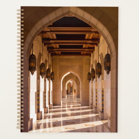 Sultan Qaboos Grand Mosque in Muscat, Oman Planner (Voorkant)