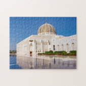 Sultan Qaboos-grootmoskee in Muscat, Oman Legpuzzel (Horizontaal)
