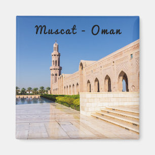 Sultan Qaboos-grootmoskee in Muscat, Oman Magneet